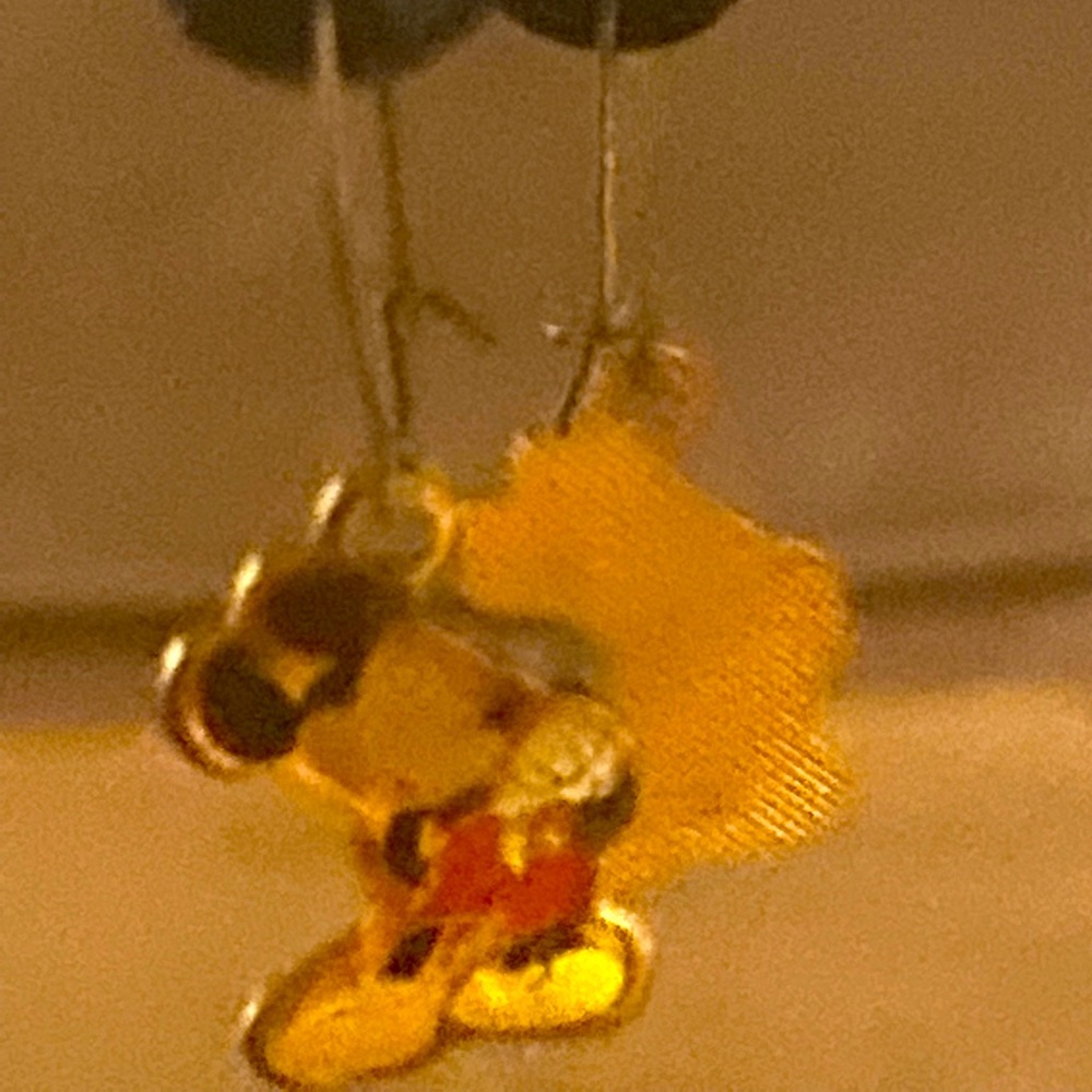 Vintage Disney Mickey Mouse Dangle Earrings - Picture 7 of 8